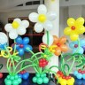 Цветы из шаров609